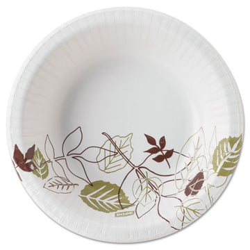 Dixie® Pathways Soak Proof Shield Heavyweight Paper Plates, 10.13" Dia, Green-burgundy, 125-pack freeshipping - TVN Wholesale